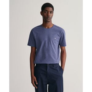 Gant Reg Shield Short Sleeve T-shirt Blauw L Man