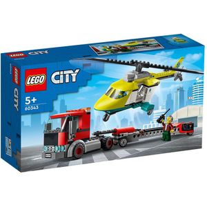 LEGO City Reddingshelikopter Transport - 60343