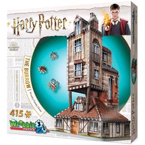 Wrebbit Harry Potter Weasley Family Home 3d Puzzle Veelkleurig