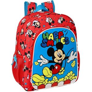 Safta Mickey Mouse Happy Smiles 38 Cm Backpack Rood