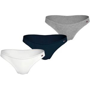 TOMMY HILFIGER - UW0UW05753 - Slips - 3-Pack - Damesondergoed - Zwart