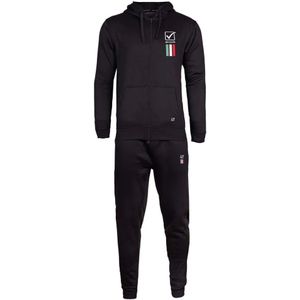 Givova - Italia 101 - Trainingspak - Zwart - 15% Katoen 85% Polyester