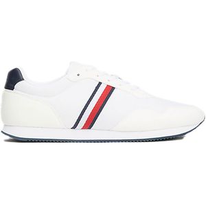 Tommy Hilfiger Lo Runner Mix Trainers Wit EU 42 Man
