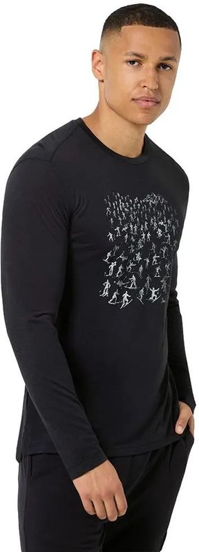 Super.natural - Free Ski Tickets - T-shirt - Met Lange Mouwen - ADVANCED WOOL 140