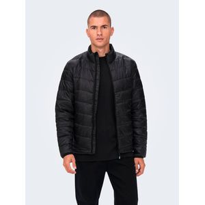 Only & Sons Carven Quilted Puffer Jacket Zwart L Man