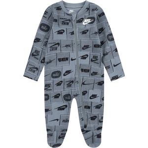Nike Kids Nsw Clussnl Baby Footed Coverall Grijs 0-3 Months
