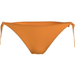 Calvin Klein Underwear Wb-string Tie Side Bikini Bottom Oranje M Vrouw