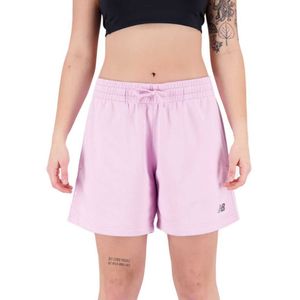New Balance Uni-ssentials French Terry Shorts Paars U4 Man