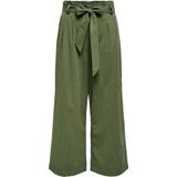 Only Marsa Solid Paperbag Pants Groen M Vrouw