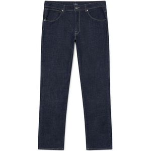 Hackett Londonvoor mannen. HM212086 Broek Rns Wash Denim navy (30/32), Zwart, Casual, Katoen, Marineblauw