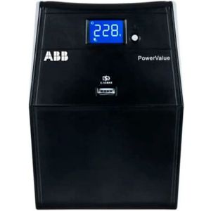 ABB - PowerValue 11LI UP 800VA - Uninterruptible Power Supply - Zwart - Compact