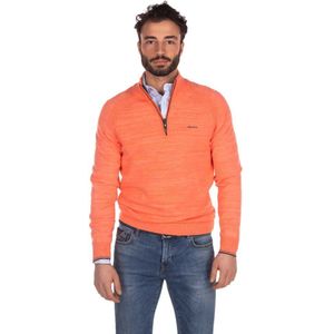 Nza New Zealand Kurow Half Zip Sweater Oranje 2XL Man