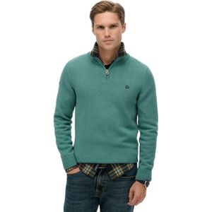Superdry - Cotton Half Zip Knit Jumper - Trui