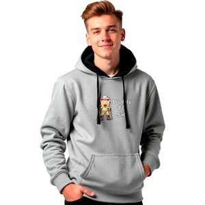 Kruskis Born To Ski Two-colour Hoodie