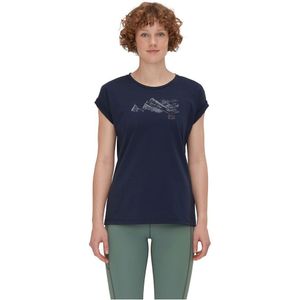 Mammut Mountain Finsteraarhorn Short Sleeve T-shirt Blauw XL Vrouw