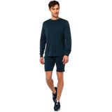 Super.Natural - Heren Solution Bio Crew Longsleeve - Zwart - Biologisch Katoen