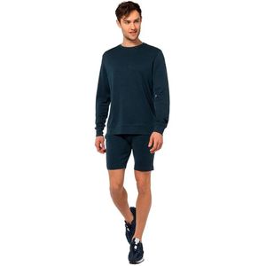 Super.Natural - Heren Solution Bio Crew Longsleeve - Zwart - Biologisch Katoen
