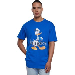 Mister Tee Disney 100 Donald Phooey Oversize Short Sleeve T-shirt Blauw S Man