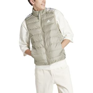 Adidas Essentials Light Down 3 Stripes Vest Beige 2XL Man