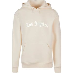 Mister Tee - Los Angeles Wording Hoody - Whitesand