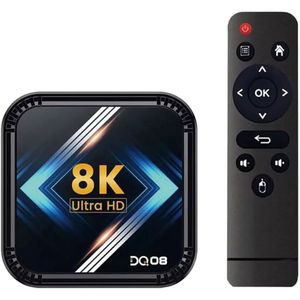 Powertv Dq08 8k Rk3528 2gb/16gb Wifi Dual Android 13-android Tv Mediaspeler