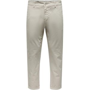 Only & Sons Kent Cropped 0022 Chino Pants Beige 28 / 32 Man