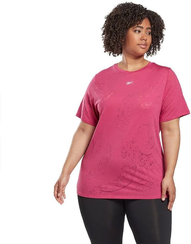 Reebok - Burnout Big T-shirt - Dames - Korte Mouwen