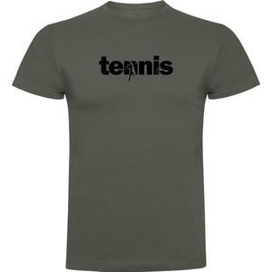 Kruskis Word Tennis Short Sleeve T-shirt Groen 2XL Man