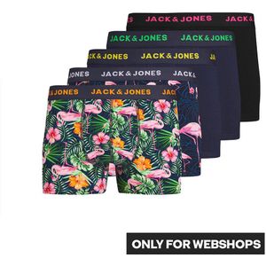 Jack & Jones Pink Flamingo Plus Size Boxer 5 Units Veelkleurig 6XL Man