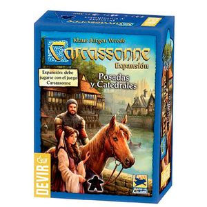 Devir Iberia Carcassonne Posadas And Cathedralsboard Board Game Goud