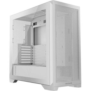 Modecom - VOLCANO EXPANSE S MIDI - PC-behuizing - Wit - mATX, Mini-ITX