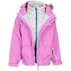 Trespass Outshine Tp50 Detachable Jacket Roze 7-8 Years Jongen