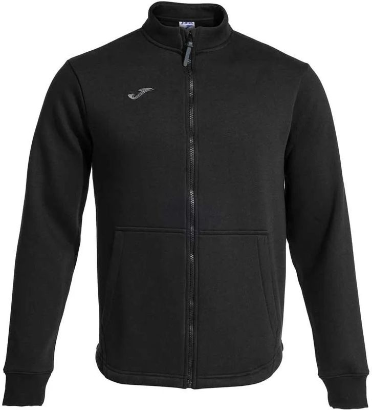 Joma - Sweatshirt - Grijs - Fleece - Ritssluiting - Geribbelde Manchetten