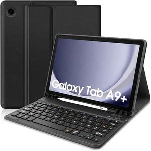 Crococase Samsung Galaxy Tab A9+ Toetsenbordhoes Voor Tablet