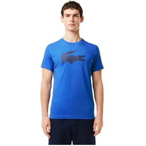 Lacoste Th2042 Short Sleeve T-shirt Blauw 4 Man