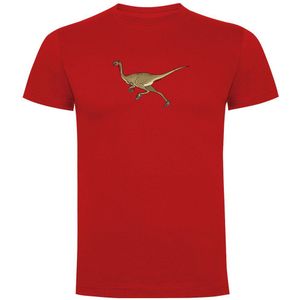 Kruskis Dino Run Short Sleeve T-shirt Rood S Man