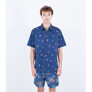 Hurley - One And Only Lido Stretch - Overhemd - Korte Mouwen