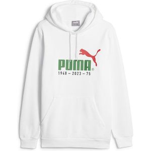 Puma No. 1 Logo Celebration Fl Hoodie Wit L Man