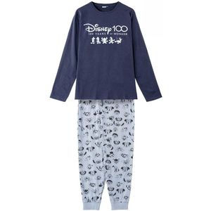 Cerda Group Disney 100 Long Sleeve Pyjama Blauw L Vrouw