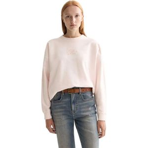 Scotch & Soda Garment Dye Logo Oversized Sweatshirt