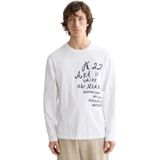 Scotch & Soda - Relaxed Fit Artwork - T-shirt - Lange Mouwen