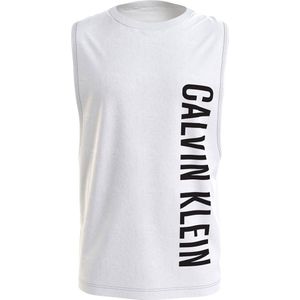 Calvin Klein Km0km00997 Sleeveless T-shirt Wit S Man