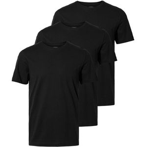Selected Cormac Short Sleeve T-shirt 3 Units Zwart XL Man