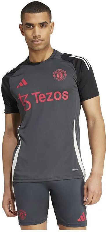 Adidas - Manchester United 24/25 - Training T-shirt - Met Korte Mouwen - Synthetisch