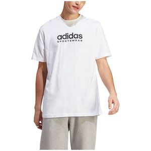 Adidas All Szn Short Sleeve T-shirt Wit M / Tall Man