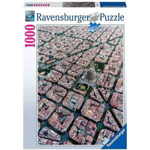Ravensburger Vista Aerea De Barcelona Puzzle 100 Pieces Veelkleurig