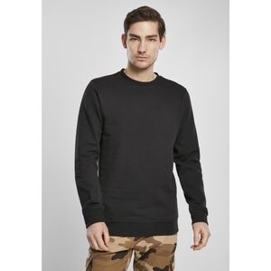 Urban Classics Organic Basic Crew Sweatshirt Zwart M Man