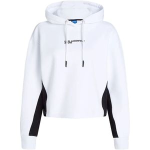 Karl Lagerfeldvoor vrouwen. A1W20017 Hoodie zwart, wit (S), Casual, Katoen