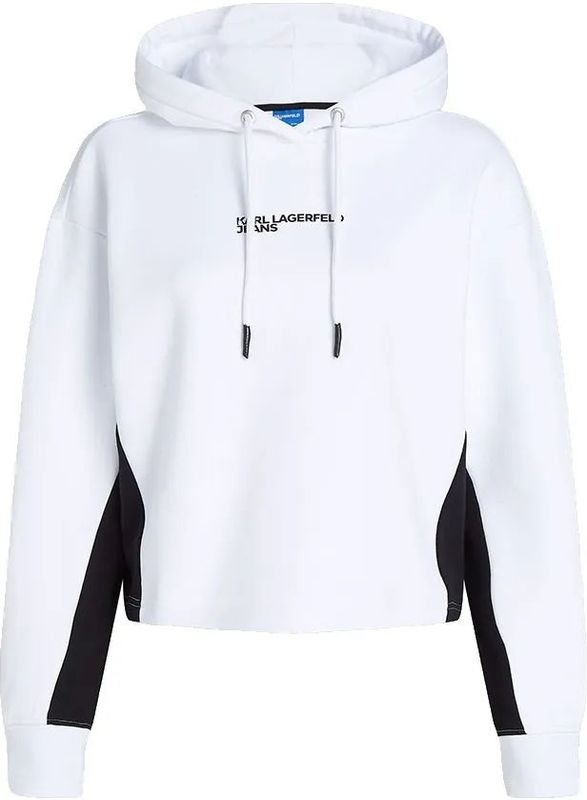 Karl Lagerfeldvoor vrouwen. A1W20017 Hoodie zwart, wit (S), Casual, Katoen