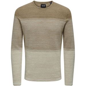 Only & Sons Panter Life 12 Struc Sweater Groen L Man
